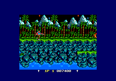 Captura del Juego Gryzor